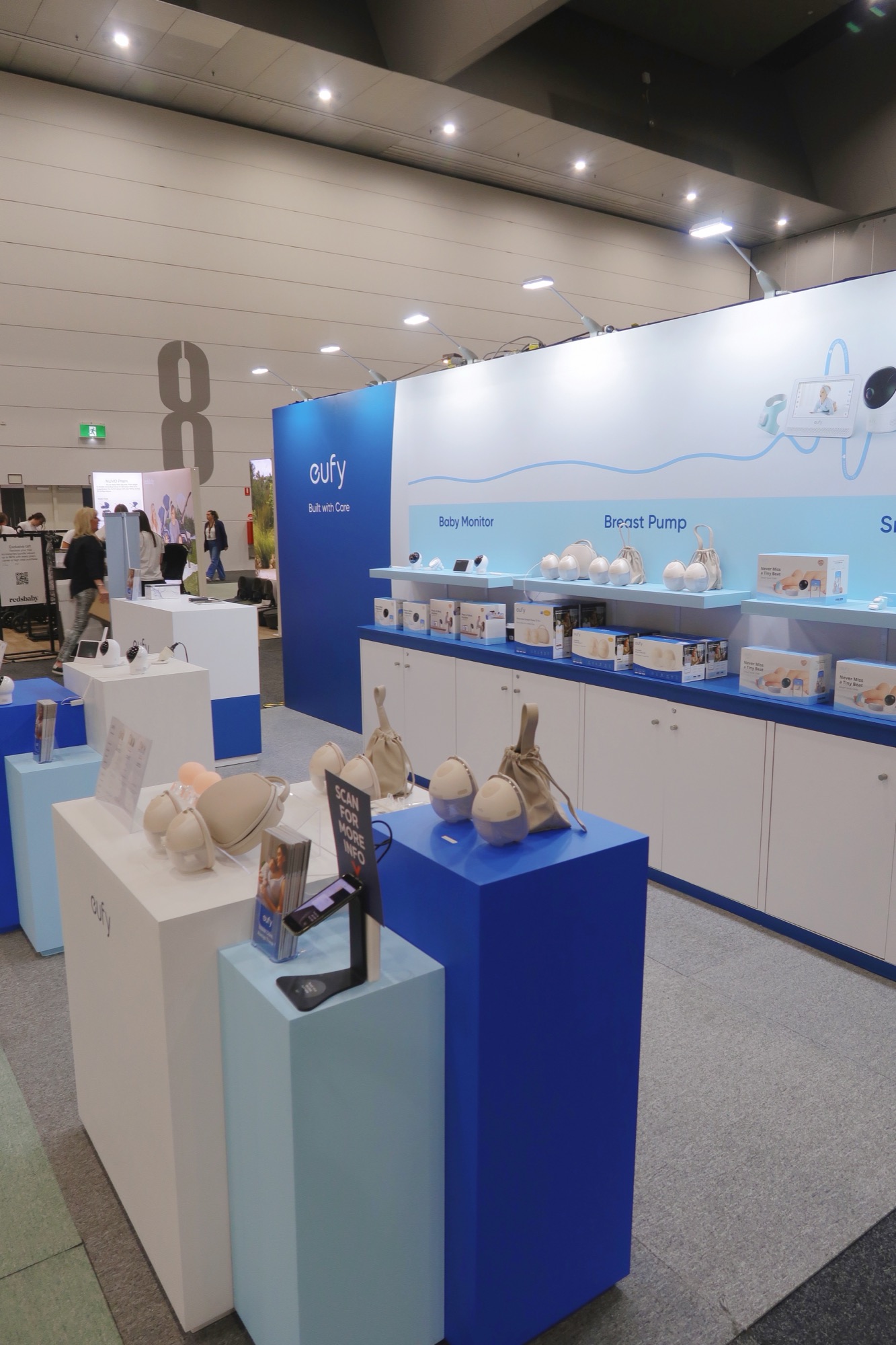eufy expo booth, full stand view