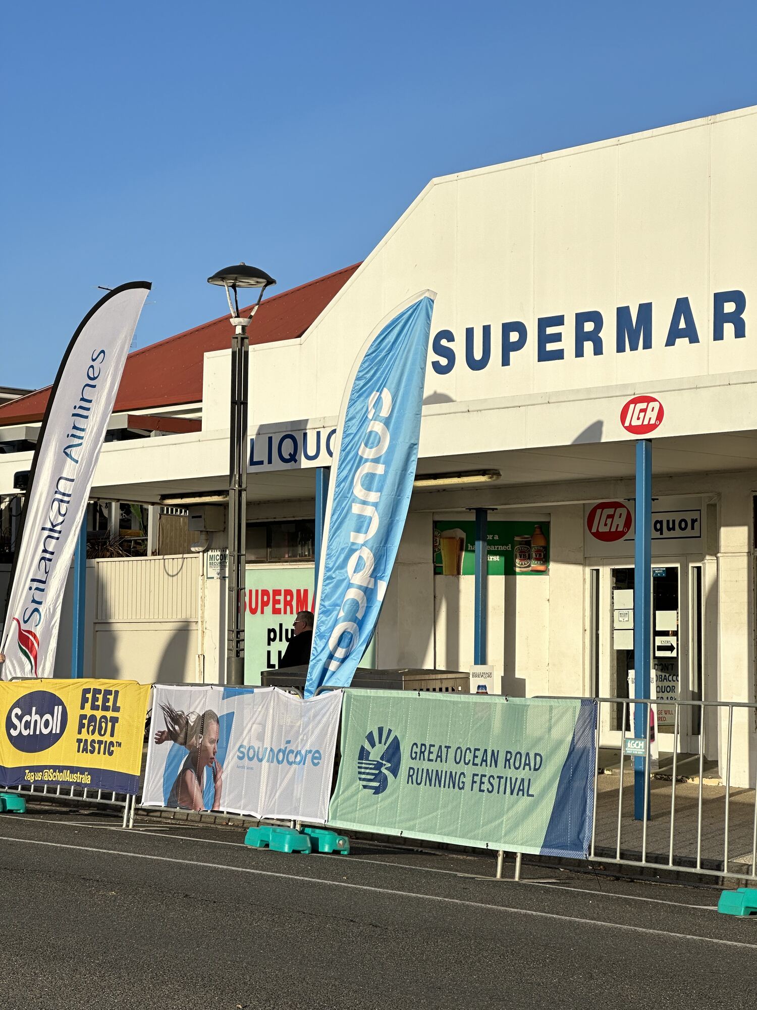 soundcore flag furniture at the running festival
